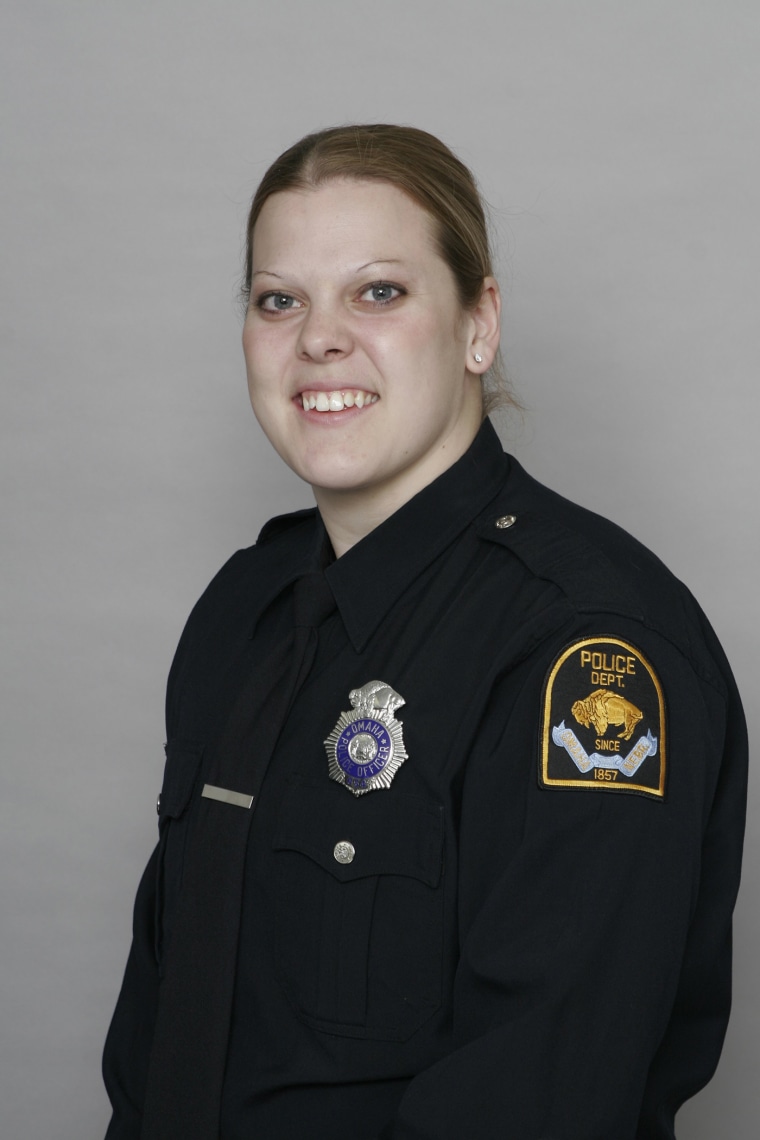 This photo provided by the Omaha Police Department shows officer Kerrie Orozco. (Photo by Omaha Police Department/AP)