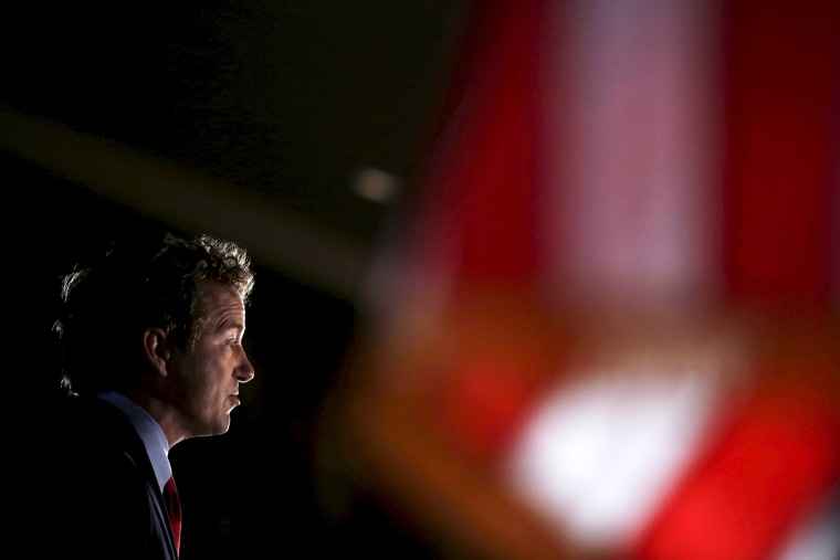 Republican presidential candidate Senator Rand Paul (R-KY) addresses a legislative luncheon held as part of the \"Road to Majority\" conference in Washington, D.C., June 18, 2015. (Photo by Carlos Barria/Reuters)