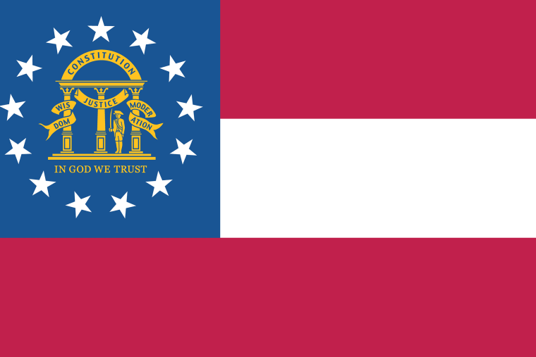 Flag Of The State Of Georgia