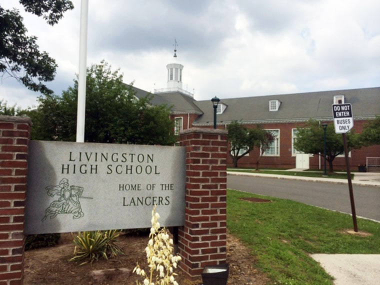 Livingston High School, where Christie is expected to announce his 2016 bid on Tuesday.