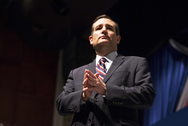 Republican presidential candidate Senator Ted Cruz (R-TX) speaks during the Freedom Summit in Greenville, S.C., on May 9, 2015. (Photo by Chris Keane/Reuters)