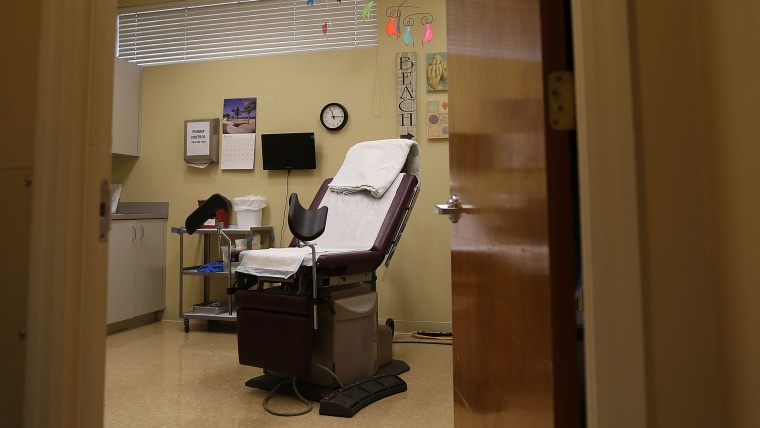 An examination room is seen at a women's reproductive health center that provides abortions on May 7, 2015 in a city in South Fla. (Photo by Joe Raedle/Getty)