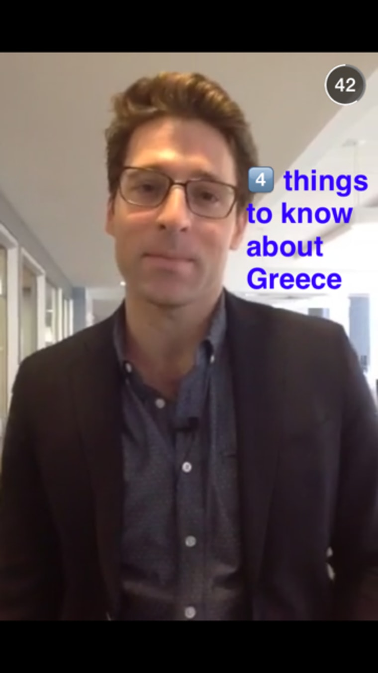 4 things to know about Greece on Snapchat.