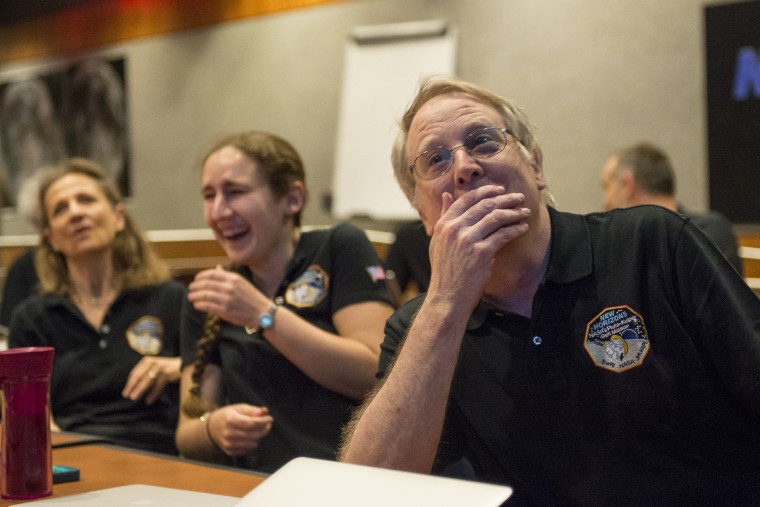 New Horizons Pluto Flyby (Courtesy of Bill Ingalls/NASA).