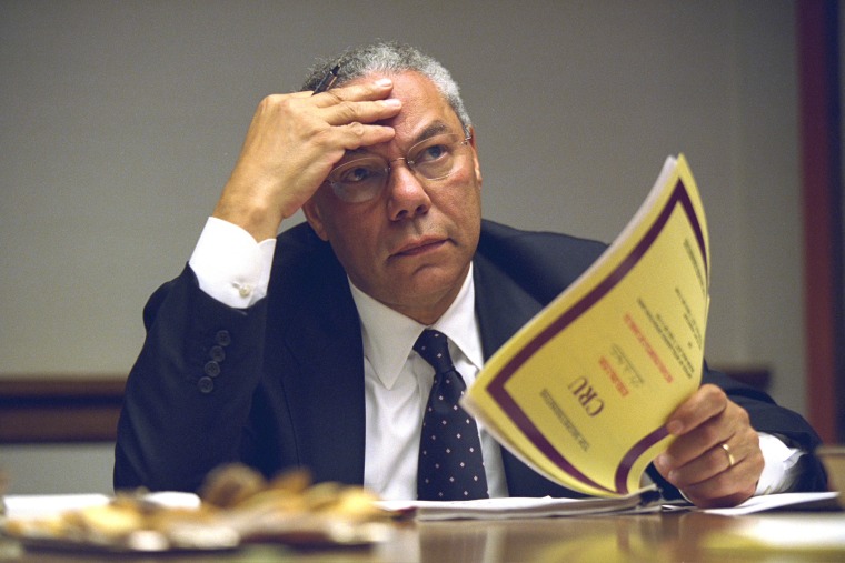 Secretary of State Colin Powell. (Photo by David Bohrer/National Archives)