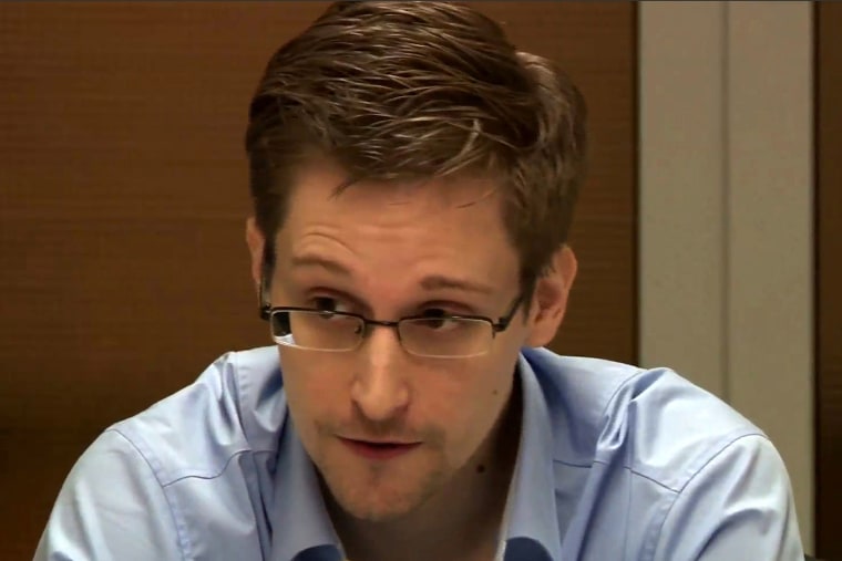Edward Snowden Meets With German Green Party MP Hans-Christian Stroebele In Moscow (Photo by Sunshinepress/Getty).