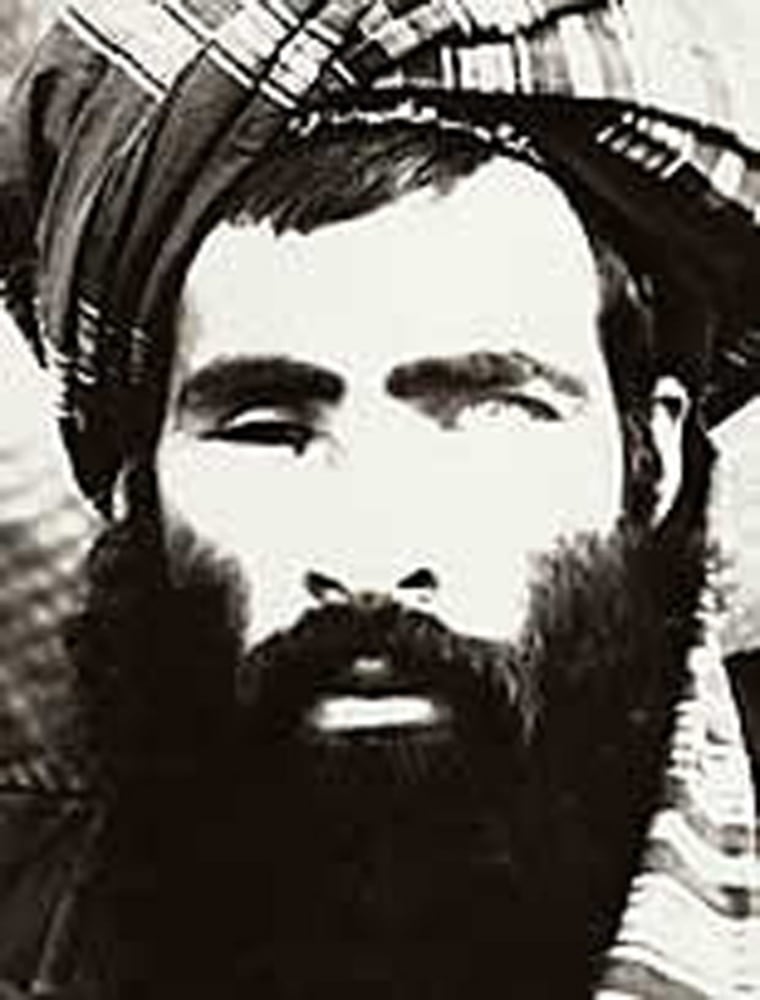 An undated image believed to be showing Afghan Taliban leader Mullah Omar.