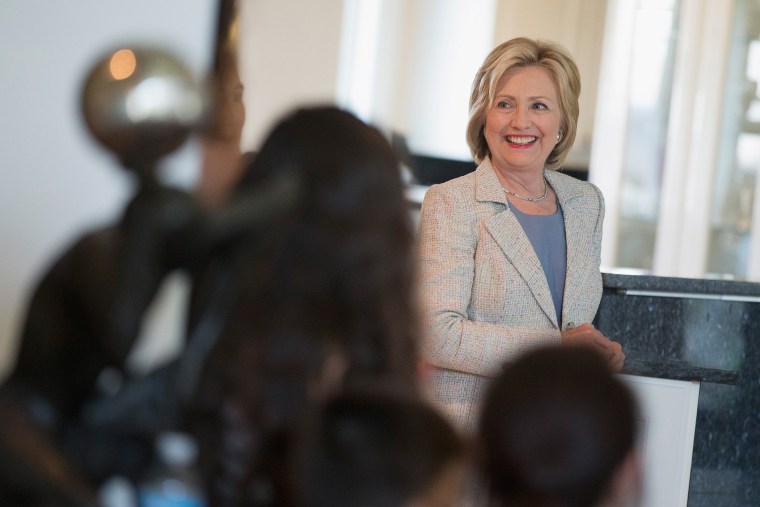 Democratic presidential hopeful and former Secretary of State Hillary Clinton (Photo by Scott Olson/Getty).