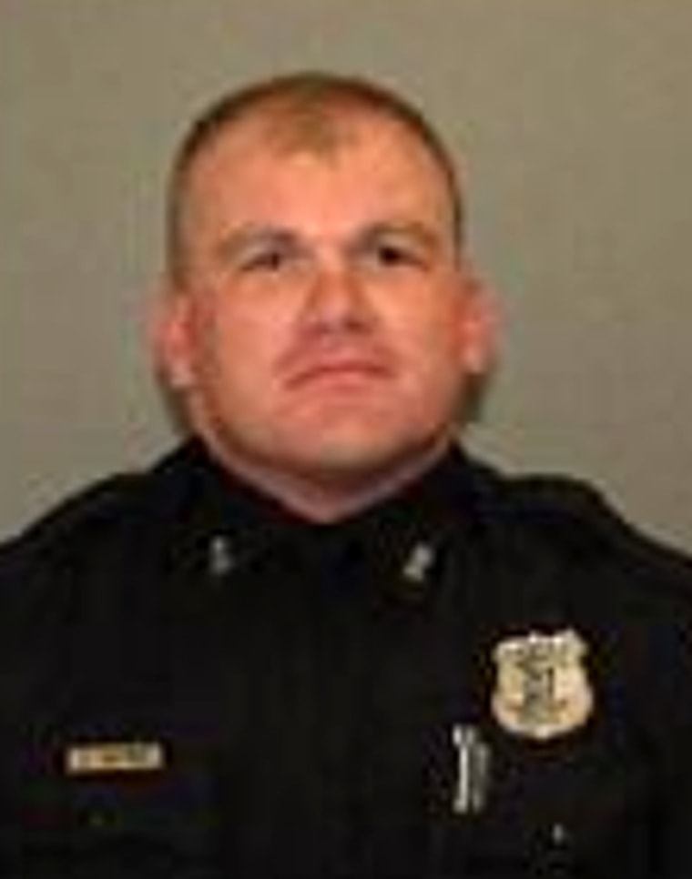 This undated photo released by the Memphis Police Department shows officer Sean Bolton, 33, who was fatally shot during a traffic stop, Saturday night, Aug. 1, 2015, in Memphis, Tenn. (Photo by Memphis Police Department/AP)