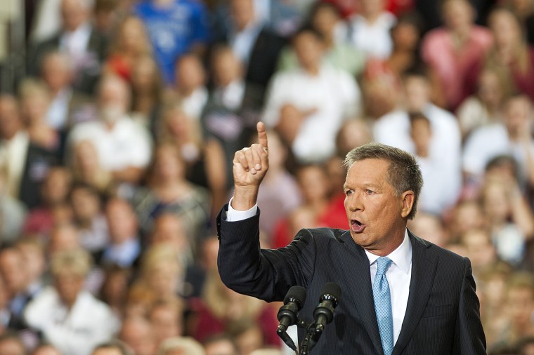 Ohio Gov. John Kasich Announces Candidacy For President (Photo by Ty Wright/Getty).