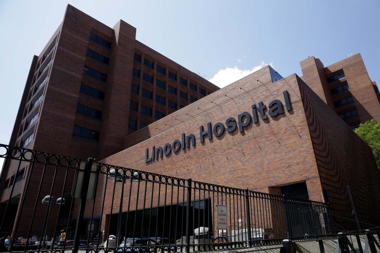 Lincoln Hospital, where a case of Legionnaires' Disease , was treated, is seen in the Bronx borough of New York, on Aug. 4, 2015. (Photo by Seth Wenig/AP)