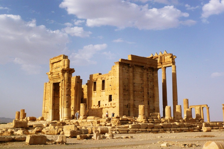 The Temple of Bel in the historical city of Palmyra, Syria, August 4, 2010. (Photo by Stringer/Reuters)
