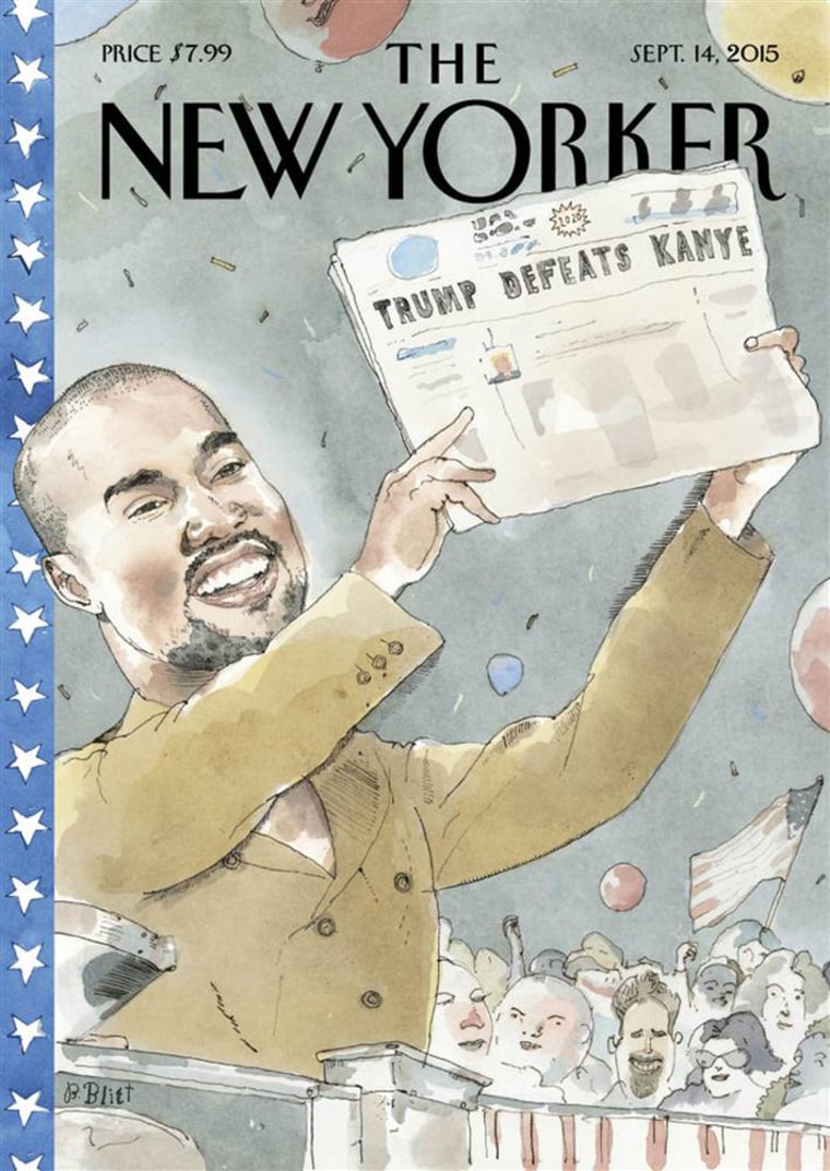 Cover Story: Kanye’s 2020 Vision (Illustration By Barry Blitt/The New Yorker)