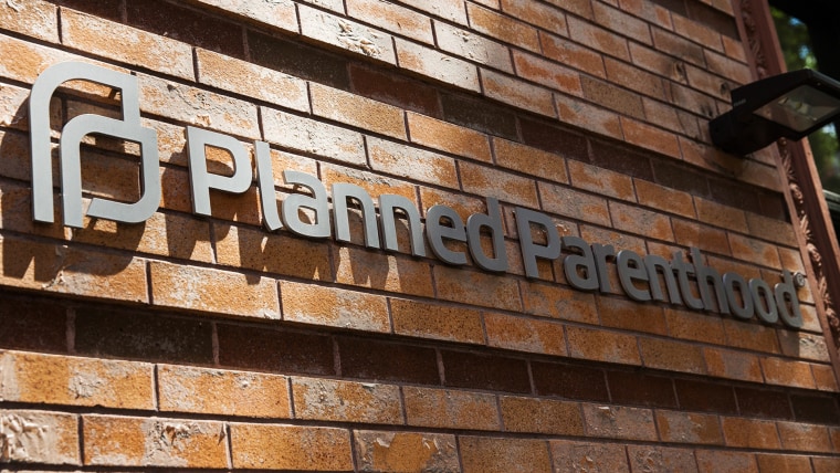 A Planned Parenthood location is seen on August 5, 2015 in New York City. (Photo by Andrew Burton/Getty)