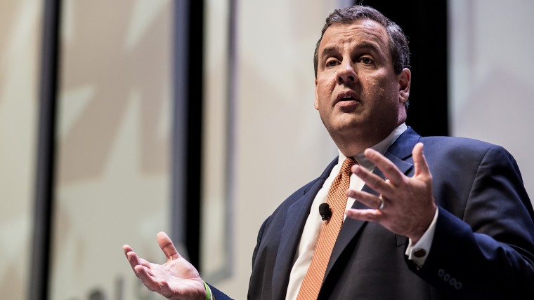 Republican presidential candidate and New Jersey Governor Chris Christie speaks to voters at the Heritage Action Presidential Candidate Forum Sept. 18, 2015 in Greenville, SC. (Photo by Sean Rayford/Getty)