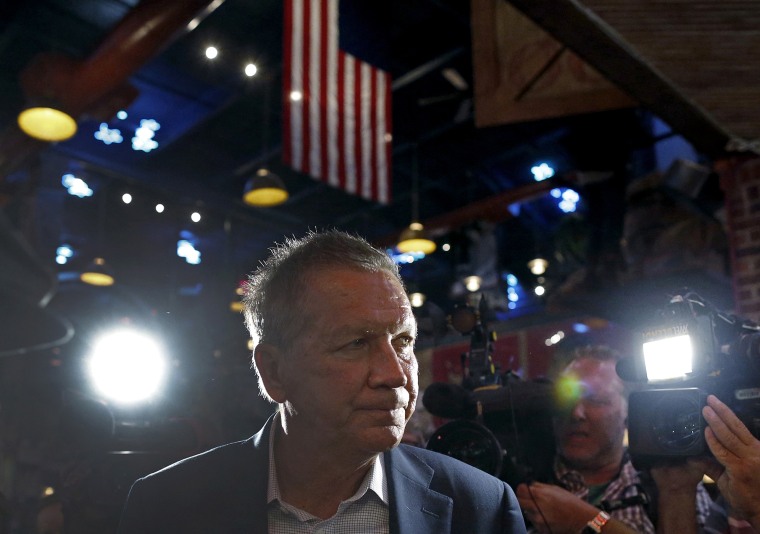 Republican presidential candidate John Kasich attends a campaign event in Chicago, Ill., Sept. 29, 2015. (Photo by Jim Young/Reuters)