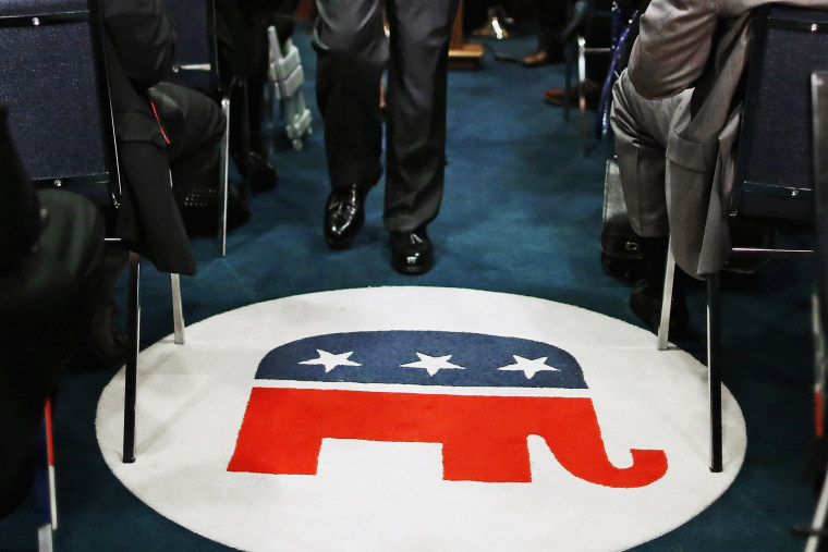 The Republican National Committee headquarters, Sept. 9, 2014. (Photo by Chip Somodevilla/Getty)