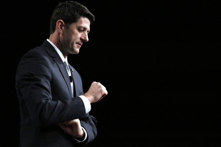 Paul Ryan, U.S. congressman (R-WI), speaks at the SALT conference in Las Vegas, Nev., May 16, 2014. (Photo by Rick Wilking/Reuters)