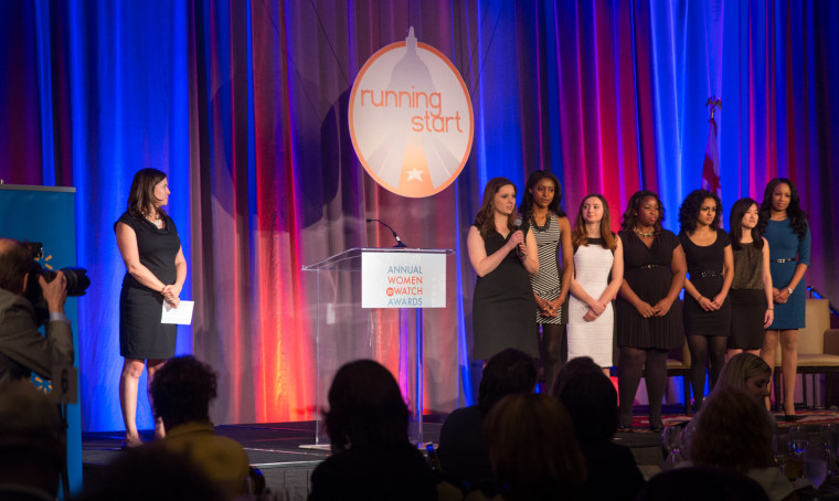 The Spring 2014 Star Fellows are pictured at the Women to Watch Awards. (Courtesy of Erin Schaff)