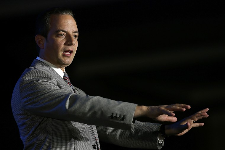 Republican National Committee Chairman Reince Priebus speaks during the 2014 Republican Leadership Conference on May 29, 2014 in New Orleans, La. (Photo by Justin Sullivan/Getty)