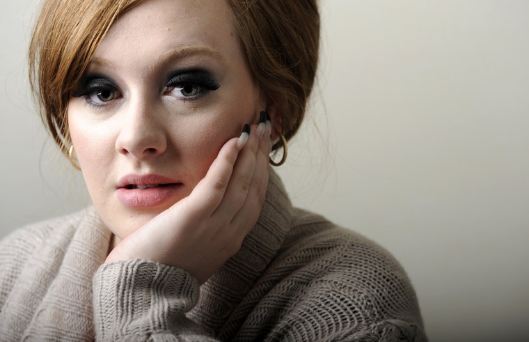 British singer-songwriter Adele poses for a portrait in West Hollywood, Calif., Feb. 2, 2009. (Photo by Chris Pizzello/AP)
