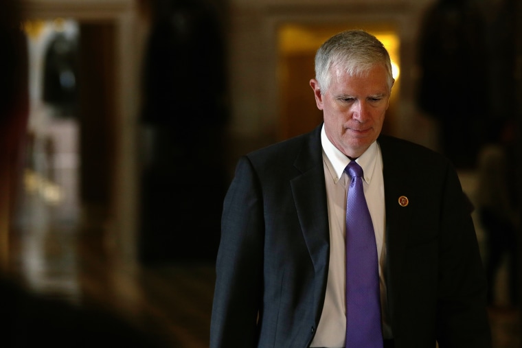 U.S. Rep. Mo Brooks (R-AL) walks to the House Chamber for a procedural vote on the House floor, Sept. 28, 2013 on Capitol Hill in Washington, DC. (Photo by Alex Wong/Getty)