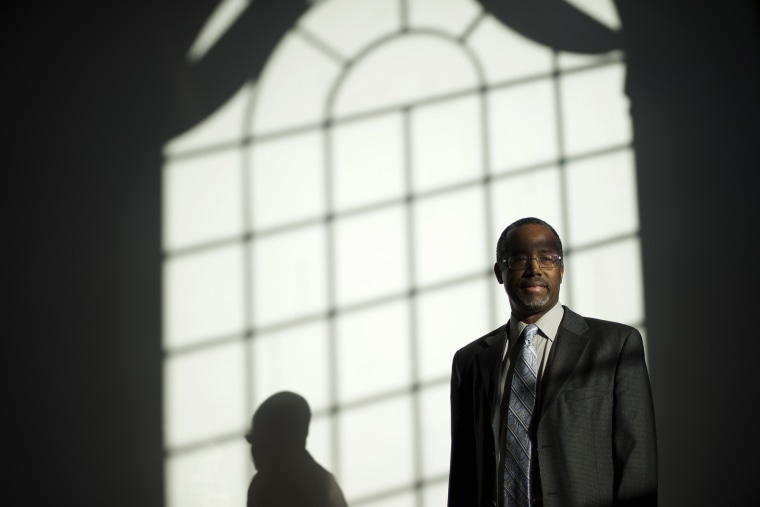 Dr. Benjamin Carson photographed at his residence in Upperco, Md. on Nov. 27, 2014. (Photo by Mark Makela)