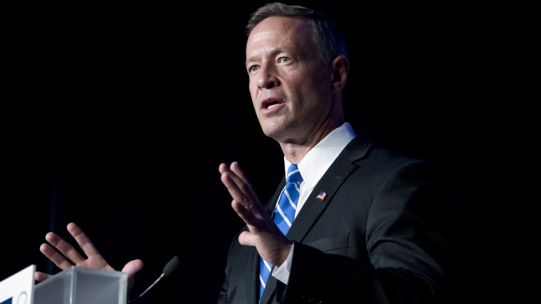 Democratic presidential candidate, former Maryland Gov. Martin O'Malley speaks during an event, Oct. 7, 2015, in Washington, D.C. (Photo by Jose Luis Magana/AP)