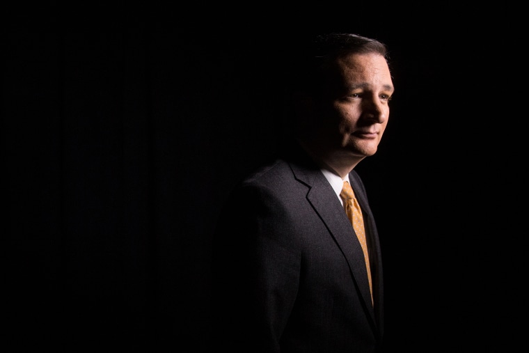 Republican presidential candidate Sen. Ted Cruz, R-Texas, poses for a portrait following an interview with the Associated Press in Washington, Dec. 1, 2015. (Photo by Andrew Harnik/AP)