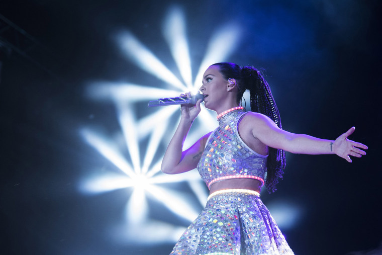 Katy Perry performs at 2015 Rock in Rio on Sept. 27, 2015 in Rio de Janeiro, Brazil. (Photo by Raphael Dias/Getty)