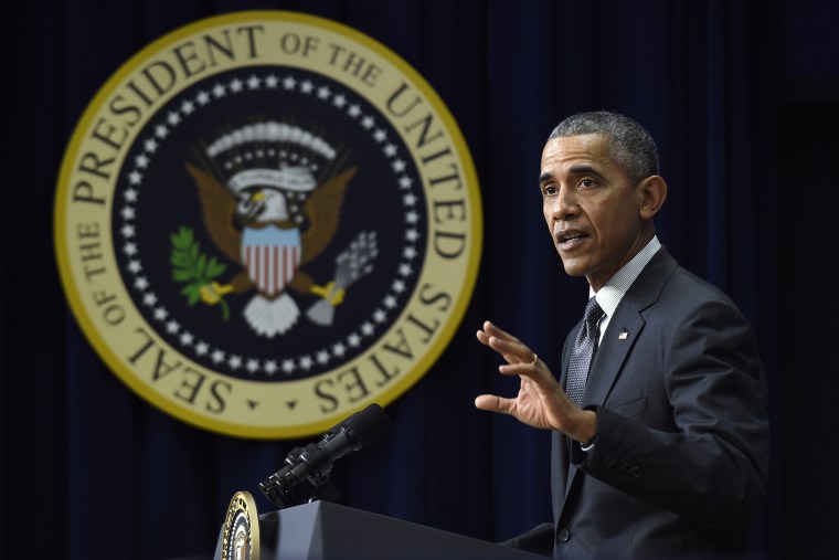 President Barack Obama speaks in Washington, Dec. 10, 2015. (Photo by Susan Walsh/AP)
