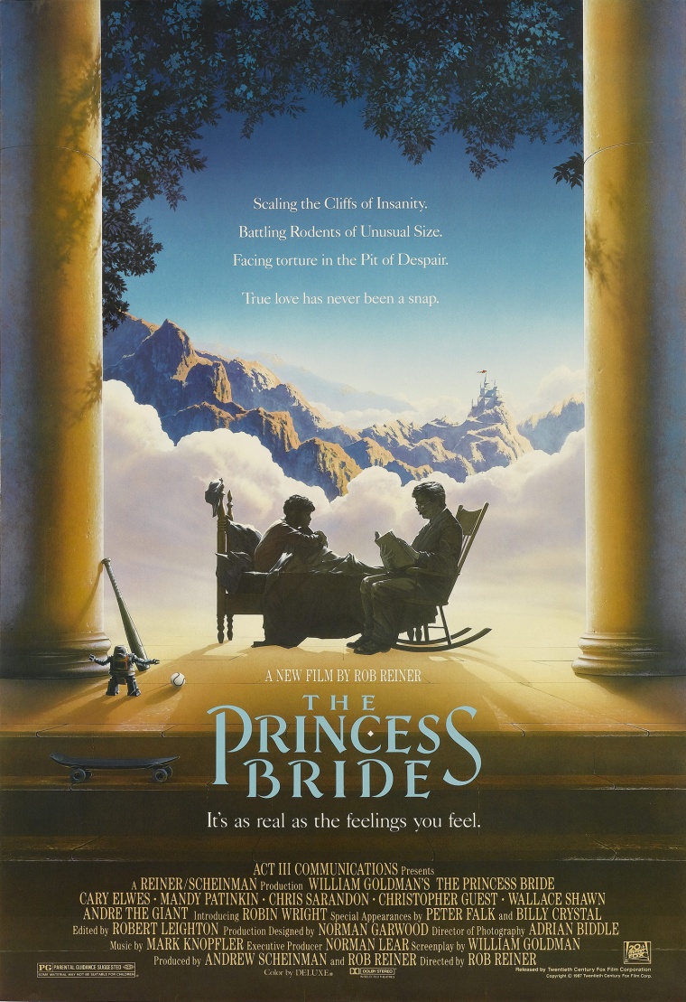 A poster for the movie 'The Princess Bride', directed by Rob Reiner, 1987. (Photo by Movie Poster Image Art/Getty)