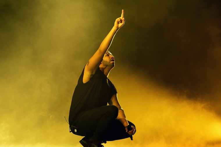 Rapper Drake performs onstage during the 2015 Coachella Valley Music & Arts Festival on April 12, 2015 in Indio, Calif. (Photo by Kevin Winter/Coachella/Getty)