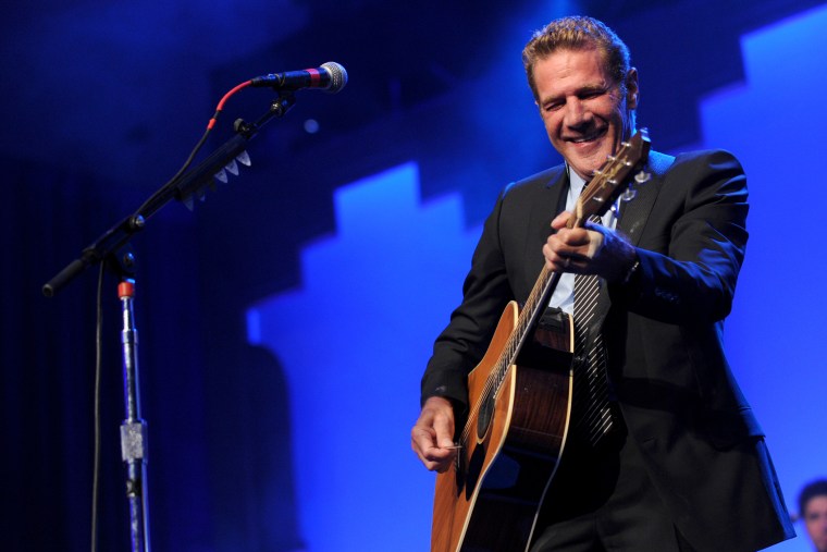 Glenn Frey performs at the 12th Annual Starkey Hearing Foundation \"So The World May Hear\" Gala on August 4, 2012 in St. Paul, Minn. (Photo by Diane Bondareff/Invision/AP)