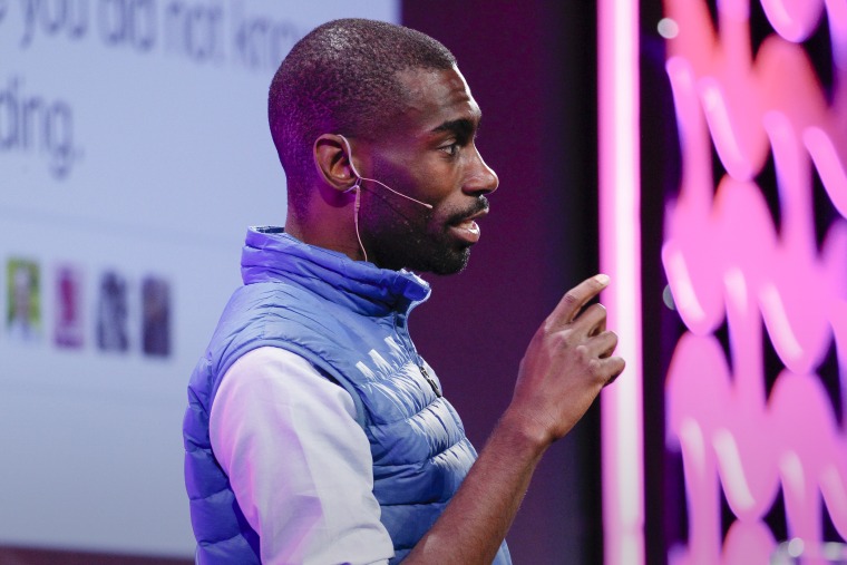 DeRay Mckesson speaks at the GLAAD Gala at the Hilton San Francisco on Nov. 7, 2015 in San Francisco, Calif. (Photo by Kimberly White/Getty)