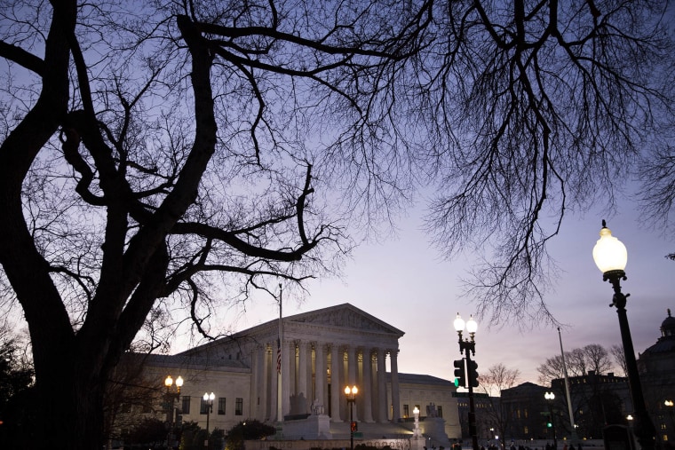 A general view of the U.S. Supreme Court on Feb. 19, 2016 in Washington, D.C. (Photo by Drew Angerer/Getty)