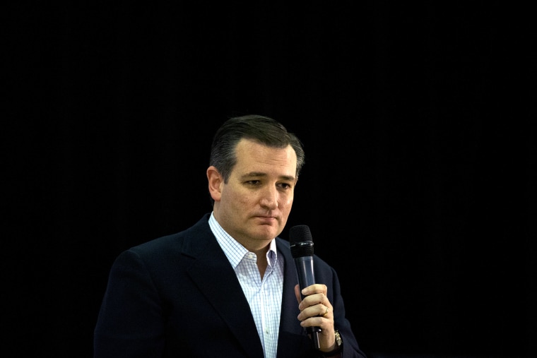 Republican presidential candidate, Sen. Ted Cruz, R-Texas, speaks during a rally, Feb. 22, 2016, in Las Vegas, Nev. (Photo by Jae C. Hong/AP)