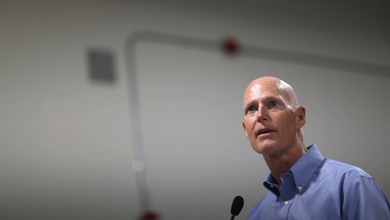 Florida Governor Rick Scott speaks during an event on July 13, 2015 in Miami Gardens, Fla. (Photo by Joe Raedle/Getty)
