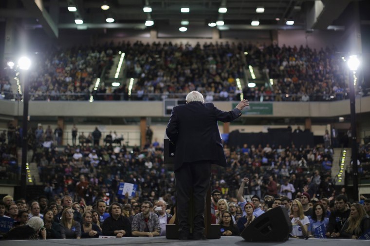 Democratic presidential candidate and U.S. Senator Bernie Sanders speaks at a campaign rally at Chicago State University in Chicago, Ill., Feb. 25, 2016. (Photo by Brian Snyder/Reuters)