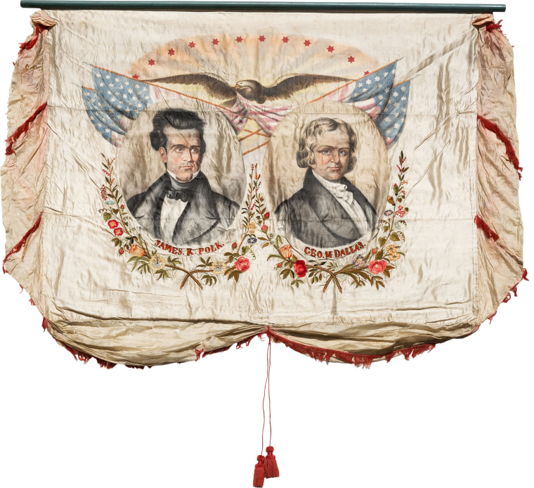 Polk & Dallas: Simply the Finest Political Campaign Banner in Collectors' Hands. (Photo by Heritage Auctions/HA.com)