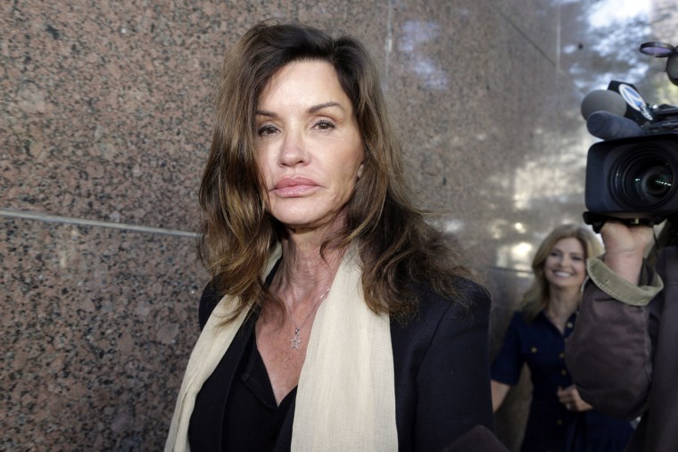 Model Janice Dickinson leaves Los Angeles Superior Court after a judge ruled her defamation lawsuit against Bill Cosby will move forward, March 29, 2016. (Photo by Nick Ut/AP)