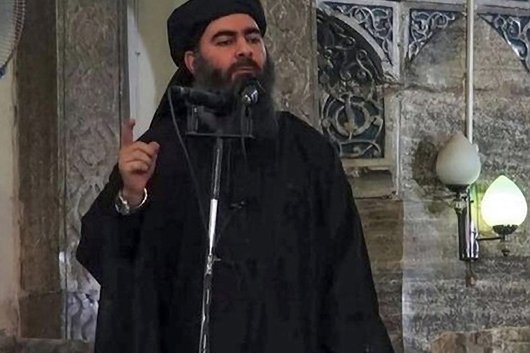 Islamic State leader Abu Bakr al-Baghdadi (Islamic State Video/Handout/EPA)