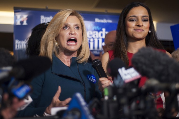 Congresswoman Carolyn Maloney speaks during a \"Ready for Hillary\" rally in Manhattan, N.Y., April 11, 2015. (Photo by Darren Ornitz/Reuters)