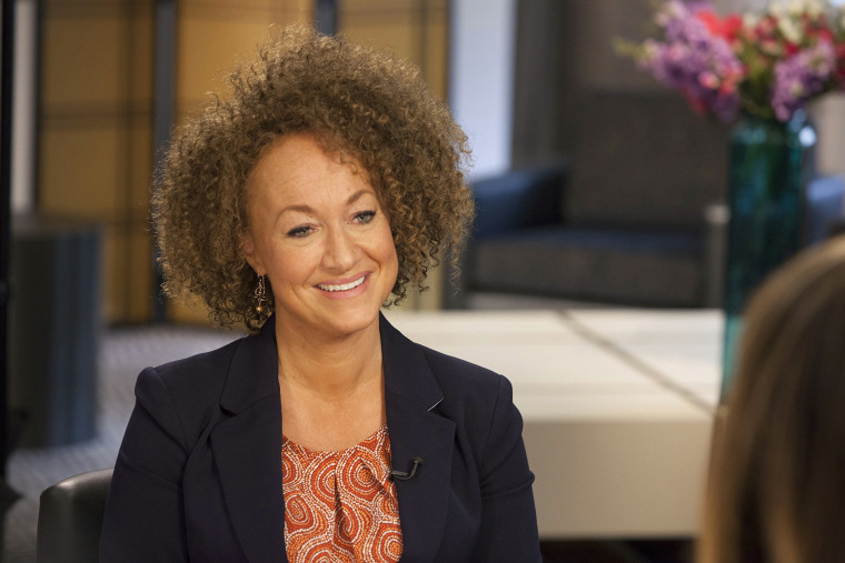 Former NAACP chapter leader Rachel Dolezal speaks during an interview with NBC News' Savannah Guthrie in December 2015. (Photo by Anthony Quintano/NBC News)