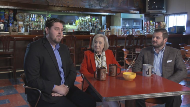 Pennsylvania's 14th Congressional District candidates for the Republican National Delegate (from left) Cameron Linton, Mary Ann Meloy and Mike DeVanney&nbsp;meet for an interview in \"You Vote, They Decide: The Secret Campaigns for President.\"