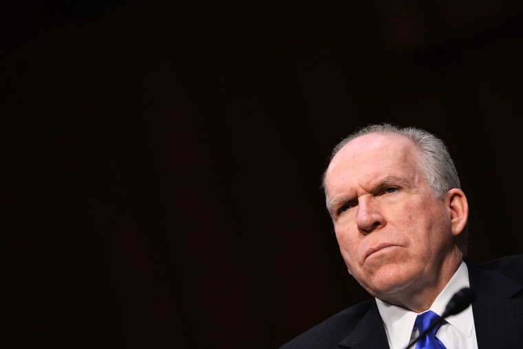 CIA Director John Brennan arrives to testify before a full committee hearing in Washington, DC, on March 12, 2013. (Photo by Jewel Samad/AFP/Getty)