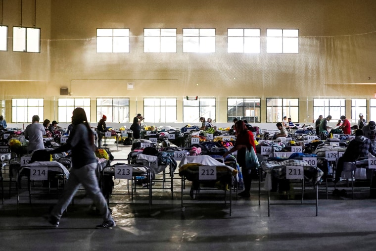 Evacuees from the Fort McMurray wildfires use the sleeping room at the \"Bold Center\" in Lac la Biche, Alberta, Canada, May 5, 2016. (Photo by Mark Blinch/Reuters)