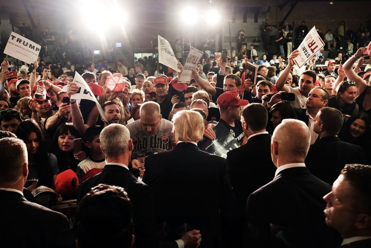 Donald Trump Attends Fundraising Rally For NJ Gov. Chris Christie