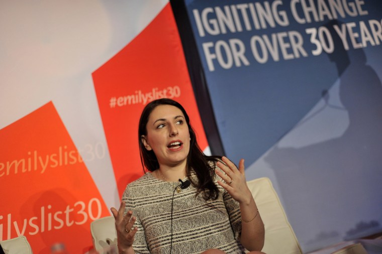 Jessica Valenti speaks at a panel during Emily's List 30th Anniversary Gala at Washington Hilton on March 3, 2015 in Washington, DC. (Photo by Kris Connor/Getty)