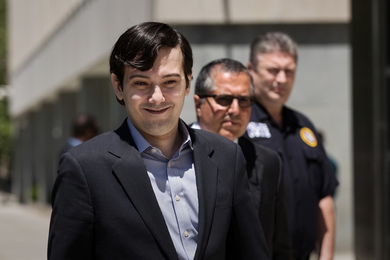 Ex-pharmaceutical executive Martin Shkreli exits the U.S. District Court for the Eastern District of New York, June 6, 2016, in the Brooklyn, New York City. (Photo by Drew Angerer/Getty)